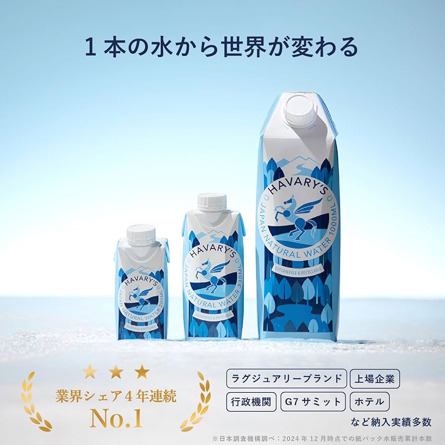 新品 未開封 MARIAS / SUBMARINE (WATER COVER ) Amazon.co.jp: HAVARY'S ハバリーズ 紙パック 水 天然水 (330mL